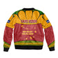 Cape Verde Bomber Jacket One Heart Ten Islands National Emblem Spirit - African Pride