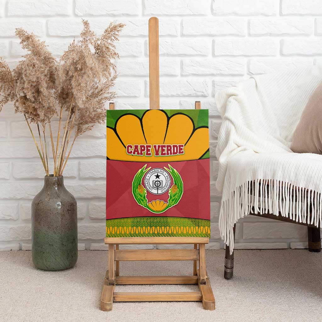 Cape Verde Canvas Wall Art One Heart Ten Islands National Emblem Spirit - African Pride