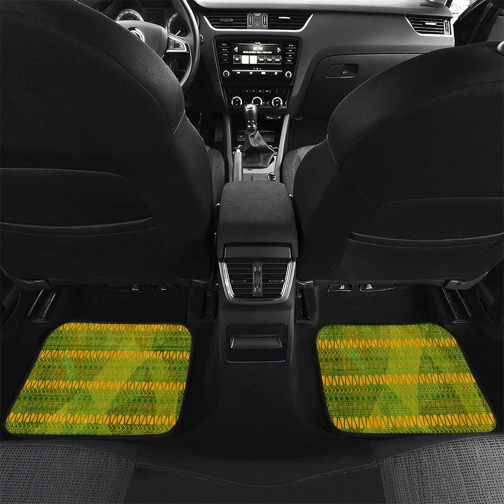 Cape Verde Car Mats One Heart Ten Islands National Emblem Spirit - African Pride