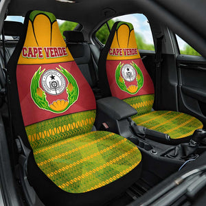 Cape Verde Car Seat Cover One Heart Ten Islands National Emblem Spirit - African Pride