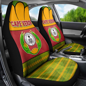 Cape Verde Car Seat Cover One Heart Ten Islands National Emblem Spirit - African Pride