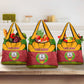Cape Verde Grocery Bag One Heart Ten Islands National Emblem Spirit - African Pride