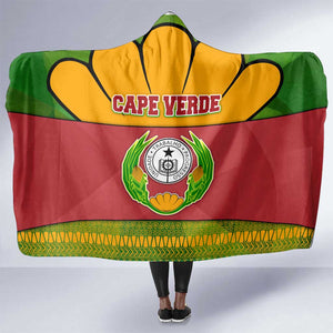 Cape Verde Hooded Blanket One Heart Ten Islands National Emblem Spirit - African Pride