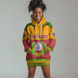 Cape Verde Hoodie Dress One Heart Ten Islands National Emblem Spirit - African Pride