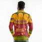 Cape Verde Long Sleeve Polo Shirt One Heart Ten Islands National Emblem Spirit - African Pride