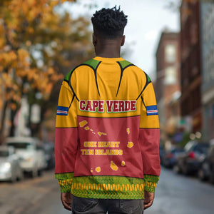 Cape Verde Long Sleeve Shirt One Heart Ten Islands National Emblem Spirit - African Pride
