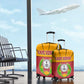 Cape Verde Luggage Cover One Heart Ten Islands National Emblem Spirit - African Pride