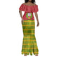 Cape Verde Mermaid Dress One Heart Ten Islands National Emblem Spirit - African Pride
