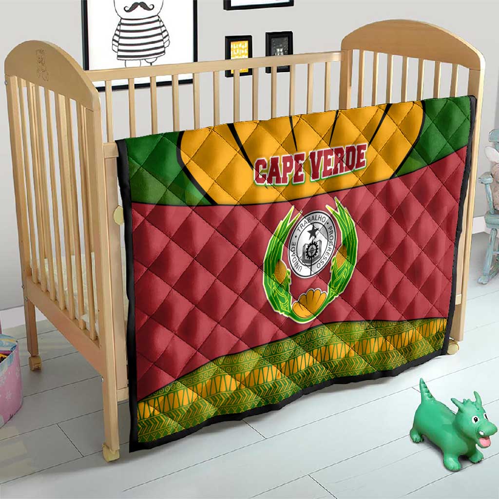 Cape Verde Quilt One Heart Ten Islands National Emblem Spirit - African Pride