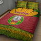 Cape Verde Quilt Bed Set One Heart Ten Islands National Emblem Spirit - African Pride