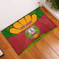 Cape Verde Rubber Doormat One Heart Ten Islands National Emblem Spirit - African Pride