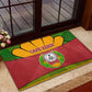 Cape Verde Rubber Doormat One Heart Ten Islands National Emblem Spirit - African Pride