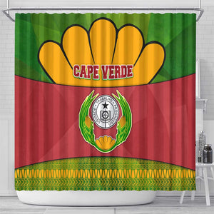 Cape Verde Shower Curtain One Heart Ten Islands National Emblem Spirit - African Pride