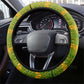 Cape Verde Steering Wheel Cover One Heart Ten Islands National Emblem Spirit - African Pride