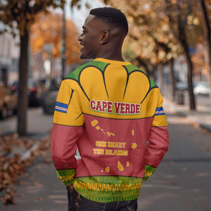 Cape Verde Sweatshirt One Heart Ten Islands National Emblem Spirit - African Pride