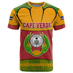Cape Verde T shirt One Heart Ten Islands National Emblem Spirit - African Pride