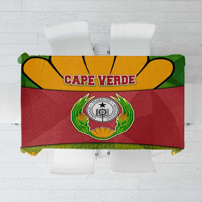 Cape Verde Tablecloth One Heart Ten Islands National Emblem Spirit - African Pride