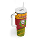 Cape Verde Tumbler With Handle One Heart Ten Islands National Emblem Spirit - African Pride