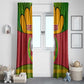 Cape Verde Window Curtain One Heart Ten Islands National Emblem Spirit - African Pride
