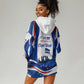 Cape Verde Hoodie Dress with Independence Day 5th July Flag Celebration Spirit