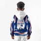 Cape Verde Kid Hoodie with Independence Day 5th July Flag Celebration Spirit
