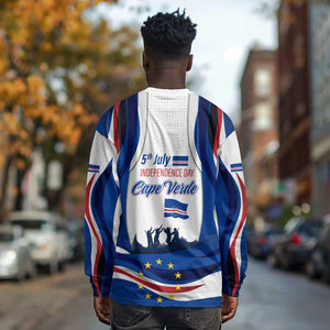 Cape Verde Long Sleeve Shirt with Independence Day 5th July Flag Celebration Spirit