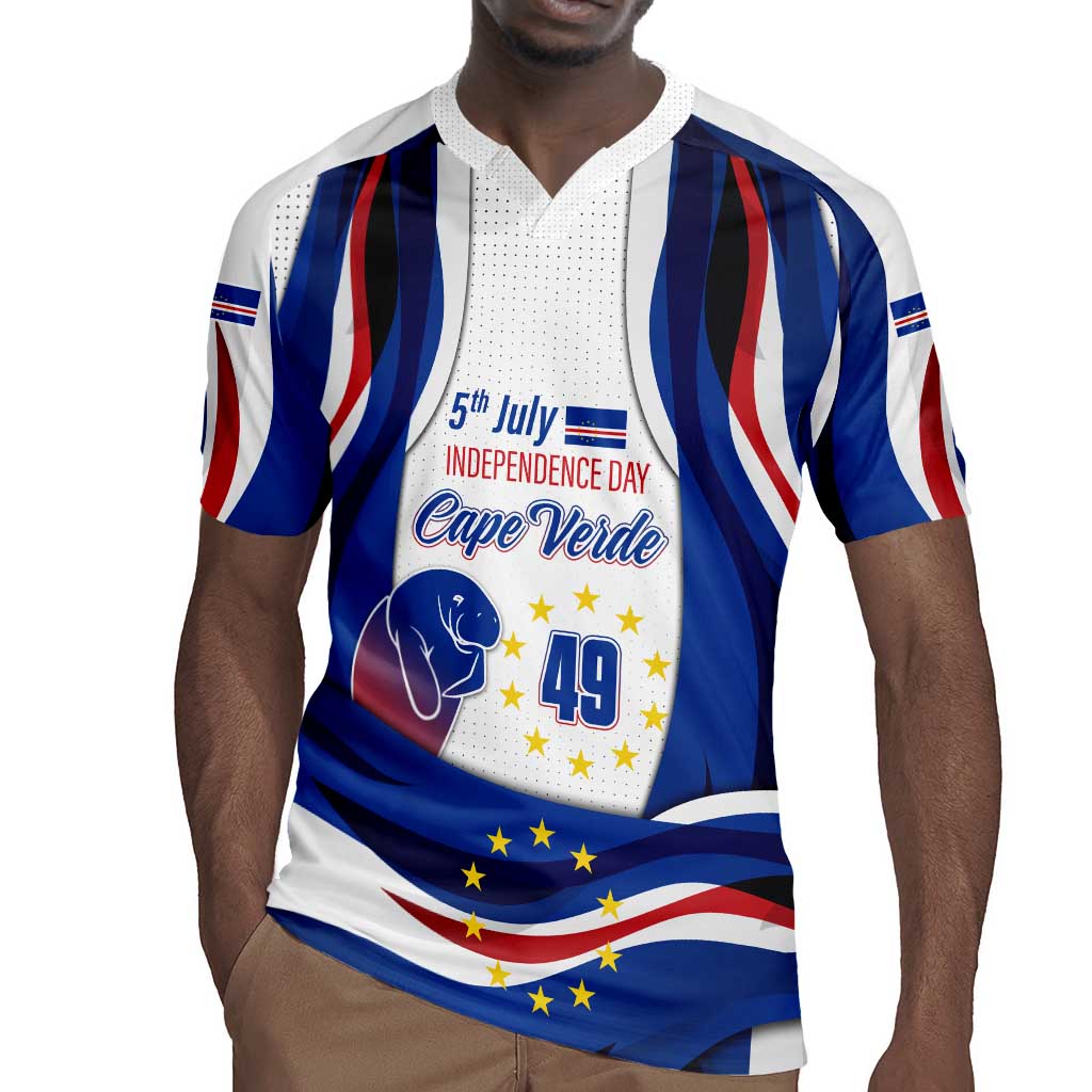Cape Verde Rugby Jersey with Independence Day 5th July Flag Celebration Spirit