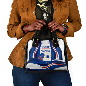 Cape Verde Shoulder Handbag with Independence Day 5th July Flag Celebration Spirit