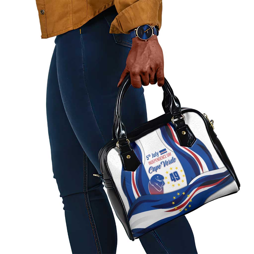 Cape Verde Shoulder Handbag with Independence Day 5th July Flag Celebration Spirit