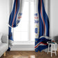 Cape Verde Window Curtain with Independence Day 5th July Flag Celebration Spirit