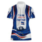 Cape Verde Women Polo Shirt with Independence Day 5th July Flag Celebration Spirit