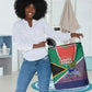 South Africa Heritage Day Laundry Basket Celebrating Roots Flag Map Sunset Savanna