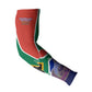 South Africa Heritage Day Arm Sleeves Celebrating Roots Flag Map Sunset Savanna