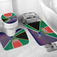 South Africa Heritage Day Bathroom Set Celebrating Roots Flag Map Sunset Savanna