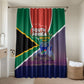 South Africa Heritage Day Bathroom Set Celebrating Roots Flag Map Sunset Savanna