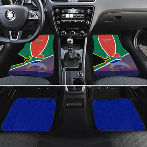 South Africa Heritage Day Car Mats Celebrating Roots Flag Map Sunset Savanna