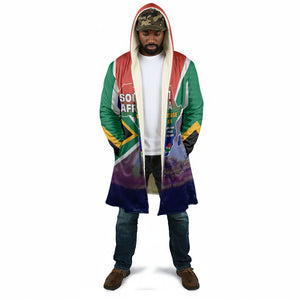 South Africa Heritage Day Cloak Celebrating Roots Flag Map Sunset Savanna