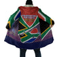 South Africa Heritage Day Cloak Celebrating Roots Flag Map Sunset Savanna