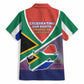 South Africa Heritage Day Hawaiian Shirt Celebrating Roots Flag Map Sunset Savanna