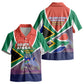 South Africa Heritage Day Kid Hawaiian Shirt Celebrating Roots Flag Map Sunset Savanna