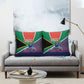 South Africa Heritage Day Pillow Cover Celebrating Roots Flag Map Sunset Savanna