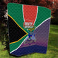 South Africa Heritage Day Quilt Celebrating Roots Flag Map Sunset Savanna