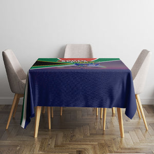 South Africa Heritage Day Tablecloth Celebrating Roots Flag Map Sunset Savanna