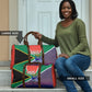 South Africa Heritage Day Travel Bag Celebrating Roots Flag Map Sunset Savanna