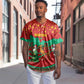 Mauritania Christmas Baseball Jersey Santa Claus Camel Gift Boxes Starry Sky and Desert - African Pride