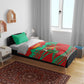 Mauritania Christmas Bedding Set Santa Claus Camel Gift Boxes Starry Sky and Desert - African Pride