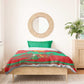 Mauritania Christmas Bedding Set Santa Claus Camel Gift Boxes Starry Sky and Desert - African Pride
