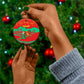 Mauritania Christmas Ceramic Ornament Santa Claus Camel Gift Boxes Starry Sky and Desert - African Pride