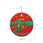 Mauritania Christmas Ceramic Ornament Santa Claus Camel Gift Boxes Starry Sky and Desert - African Pride
