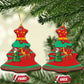 Mauritania Christmas Ceramic Ornament Santa Claus Camel Gift Boxes Starry Sky and Desert - African Pride